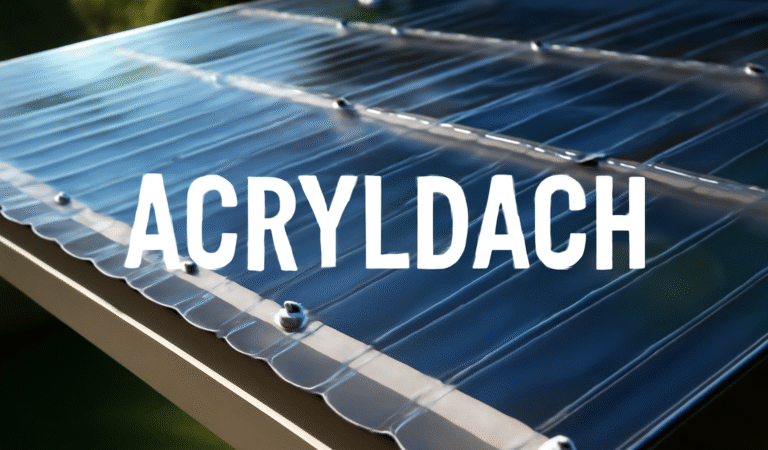 The Benefits and Applications of Acryl Roofs (AcrylDach)