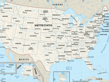 Map of the United States