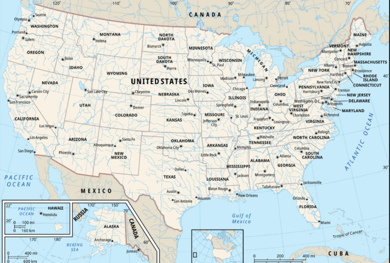 Map of the United States